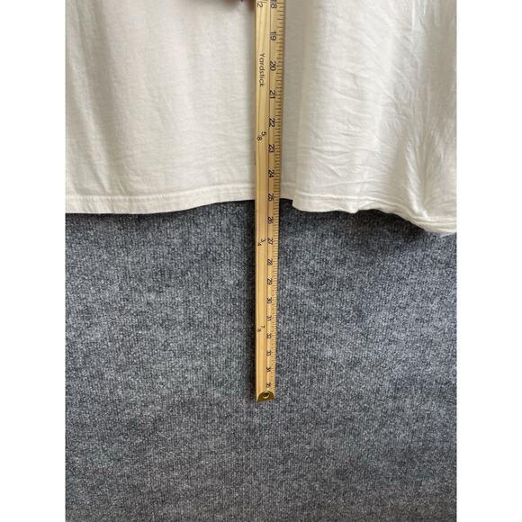 Original Mickey Mouse 1928 T-Shirt Women's Large Beige Red Short Sleeve - Picture 3 of 9